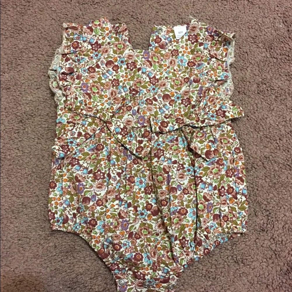 Baby Girl Fall Romper